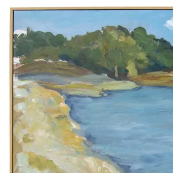 Inlet Beach Natural Floater Frame Wall Art