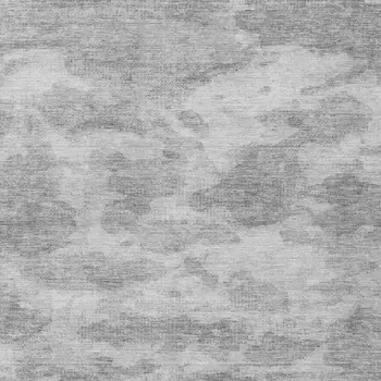 3' X 5' Silver And Gray Abstract Washable Indoor Outdoor Area Rug