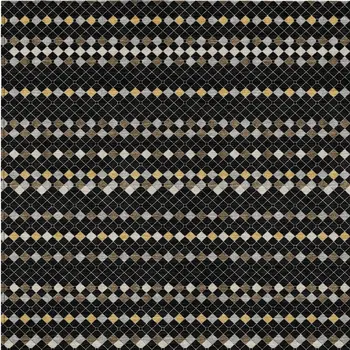 10' X 14' Black And Taupe Striped Washable Indoor Outdoor Area Rug