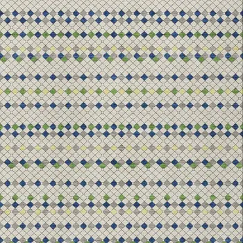 10' X 14' Linen And Lime Green Striped Washable Indoor Outdoor Area Rug