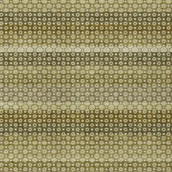 3' X 5' Artichoke Green And Fern Green Striped Washable Indoor Outdoor Area Rug