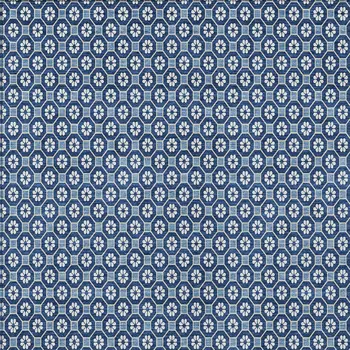 3' X 5' Blue And Sky Blue Floral Washable Indoor Outdoor Area Rug