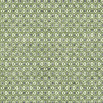 8' X 10' Green And Gray Floral Washable Indoor Outdoor Area Rug