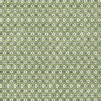 10' X 14' Green And Gray Floral Washable Indoor Outdoor Area Rug