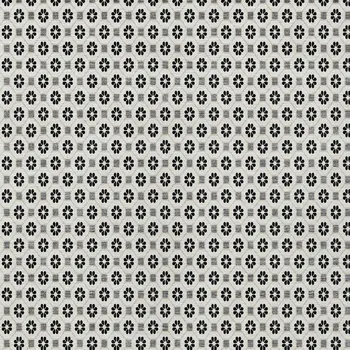 8' X 10' Ivory And Black Floral Washable Indoor Outdoor Area Rug