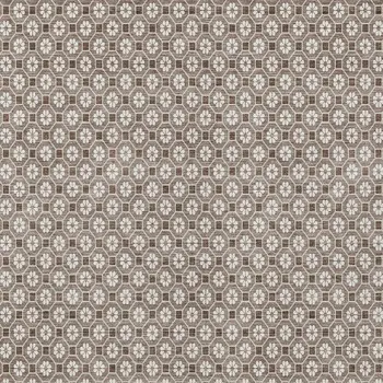 5' X 8' Taupe And Brown Floral Washable Indoor Outdoor Area Rug