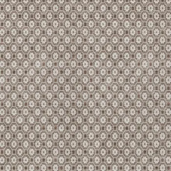 9' X 12' Taupe And Brown Floral Washable Indoor Outdoor Area Rug