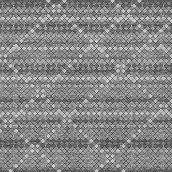 3' X 5' Gray And Silver Geometric Washable Indoor Outdoor Area Rug