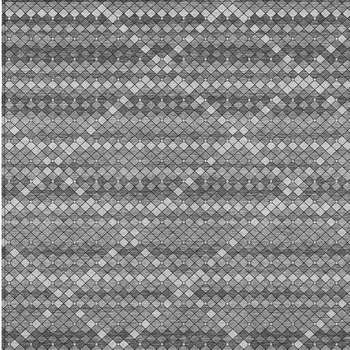 9' X 12' Gray And Silver Geometric Washable Indoor Outdoor Area Rug