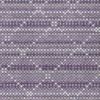 9' X 12' Purple And Lavender Geometric Washable Indoor Outdoor Area Rug