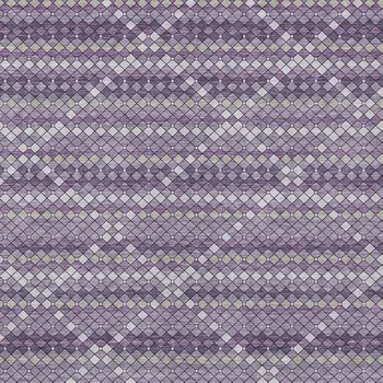 10' X 14' Purple And Lavender Geometric Washable Indoor Outdoor Area Rug