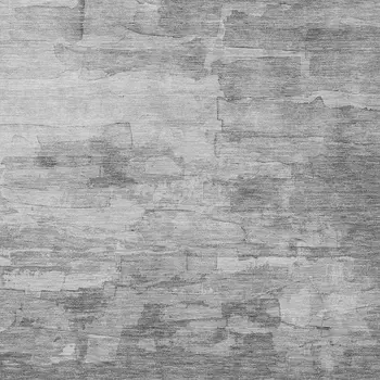 9' X 12' Gray And Silver Striped Washable Indoor Outdoor Area Rug