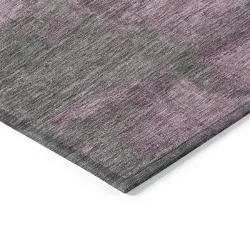 5' X 8' Artichoke Green And Mint Green Abstract Washable Indoor Outdoor Area Rug
