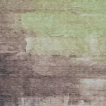 3' X 5' Brown And Taupe Abstract Washable Indoor Outdoor Area Rug