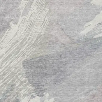 10' X 14' Ivory And Gray Abstract Washable Indoor Outdoor Area Rug