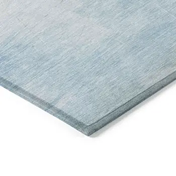 10' X 14' Sky Blue Lavender And Taupe Abstract Washable Indoor Outdoor Area Rug