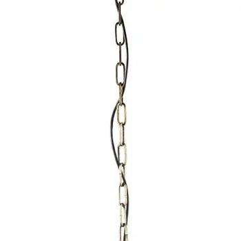 White And Gold Empire Three Light Metal and Beads Dimmable Chandelier