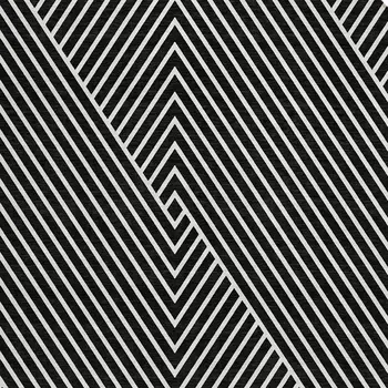 8' Black And Ivory Round Geometric Washable Indoor Outdoor Area Rug