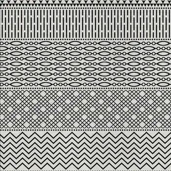 5' X 8' White And Black Chevron Washable Indoor Outdoor Area Rug