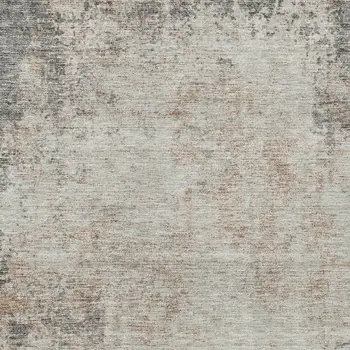 5' X 8' Taupe And Ivory Abstract Washable Indoor Outdoor Area Rug
