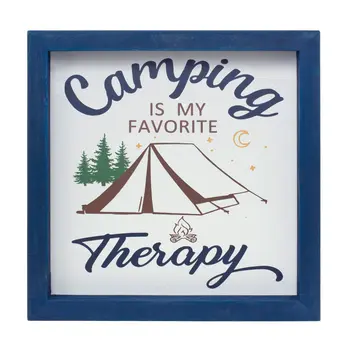 Set Of Four N And A Dark Blue Framed Wall Art