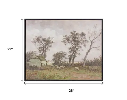 N And A Black Framed Wall Art