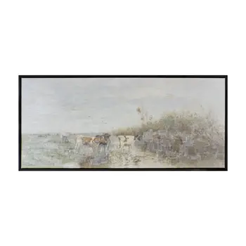 N And A Black Framed Wall Art