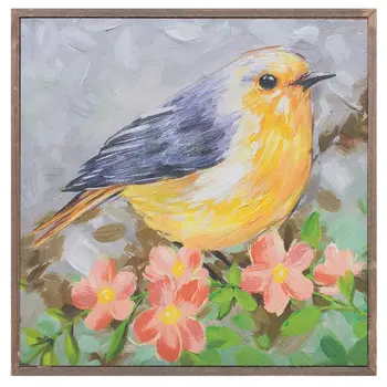 Set Of Four N And A Natural Framed Wall Art