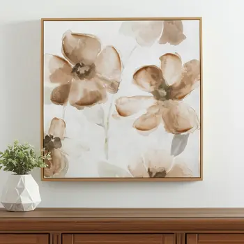 Set Of Two N And A Natural Framed Wall Art