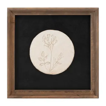 Set Of Two N And A Natural Floater Frame Wall Art