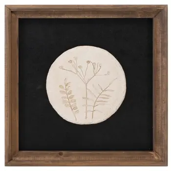 Set Of Two N And A Natural Floater Frame Wall Art