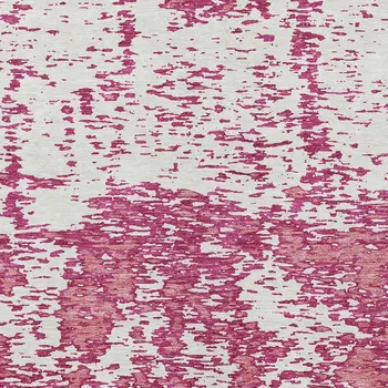 10' X 14' Blush And Ivory Abstract Washable Indoor Outdoor Area Rug