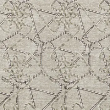 9' X 12' Beige Ivory And Gray Geometric Washable Indoor Outdoor Area Rug