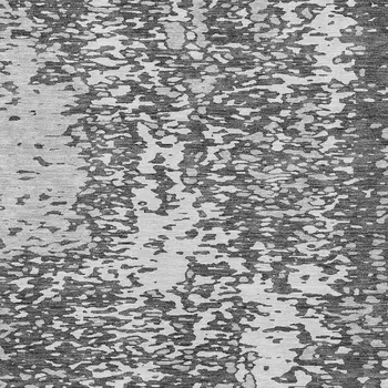 3' X 5' Charcoal And Silver Abstract Washable Indoor Outdoor Area Rug