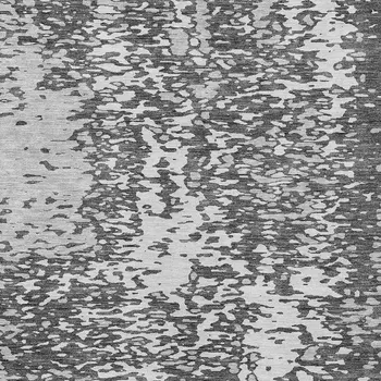 5' X 8' Charcoal And Silver Abstract Washable Indoor Outdoor Area Rug