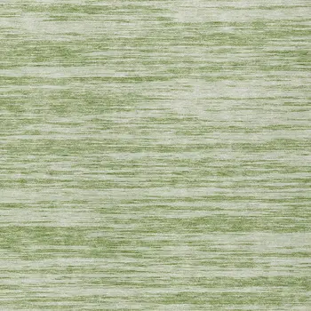 5' X 8' Sage And Ivory Abstract Washable Indoor Outdoor Area Rug