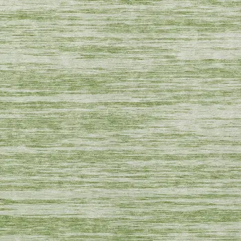 10' X 14' Sage And Ivory Abstract Washable Indoor Outdoor Area Rug