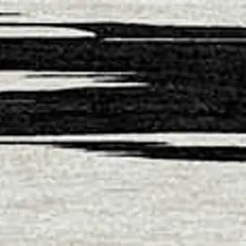 8' X 10' Black And Ivory Abstract Washable Indoor Outdoor Area Rug