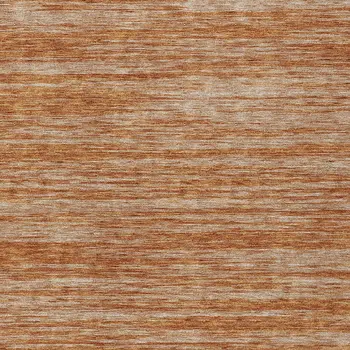 8' X 10' Copper And Rust Abstract Washable Indoor Outdoor Area Rug