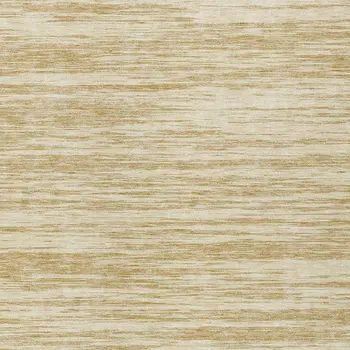 5' X 8' Gold And Ivory Abstract Washable Indoor Outdoor Area Rug