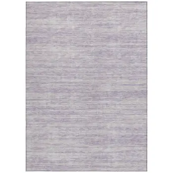 3' X 5' Lavender And Lilac Abstract Washable Indoor Outdoor Area Rug
