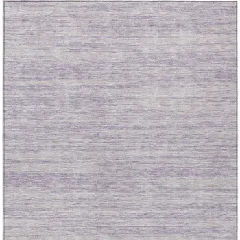 5' X 8' Lavender And Lilac Abstract Washable Indoor Outdoor Area Rug