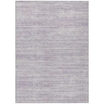 9' X 12' Lavender And Lilac Abstract Washable Indoor Outdoor Area Rug
