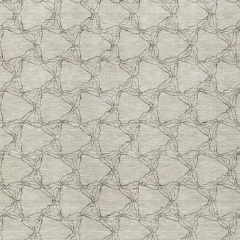 8' X 10' Beige And Taupe Geometric Washable Indoor Outdoor Area Rug