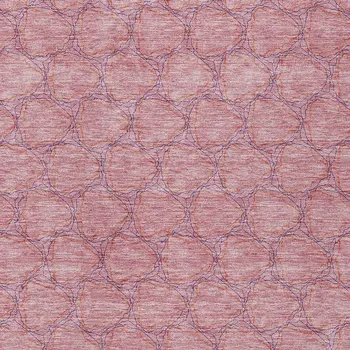 8' X 10' Pink And Purple Geometric Washable Indoor Outdoor Area Rug