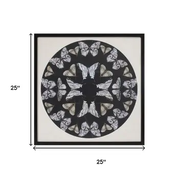 N And A Black Floater Frame Wall Art