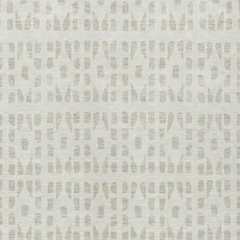 5' X 8' Ivory And Beige Geometric Washable Indoor Outdoor Area Rug
