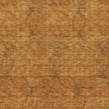 9' X 12' Copper And Ivory Geometric Washable Indoor Outdoor Area Rug