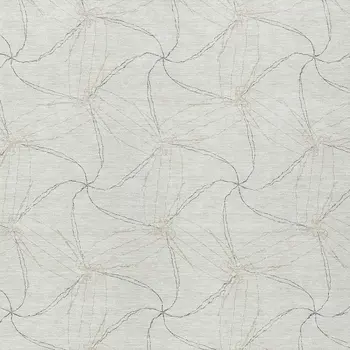3' X 5' Ivory And Taupe Geometric Washable Indoor Outdoor Area Rug