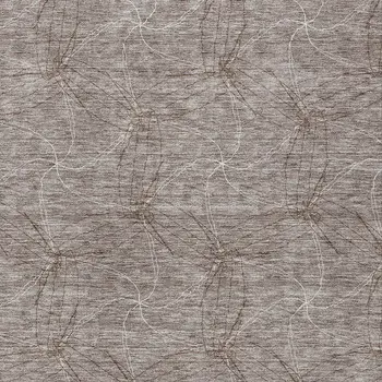 8' X 10' Taupe And Ivory Geometric Washable Indoor Outdoor Area Rug